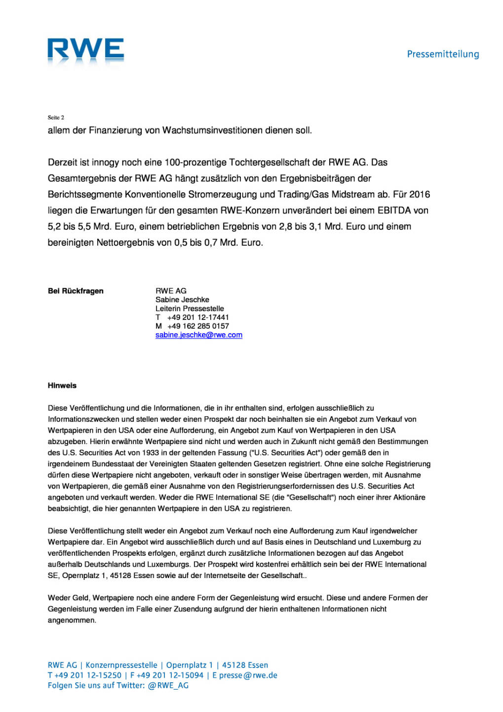RWE: Ergebnisprognose für innogy, Seite 2/3, komplettes Dokument unter http://boerse-social.com/static/uploads/file_1534_rwe_ergebnisprognose_fur_innogy.pdf