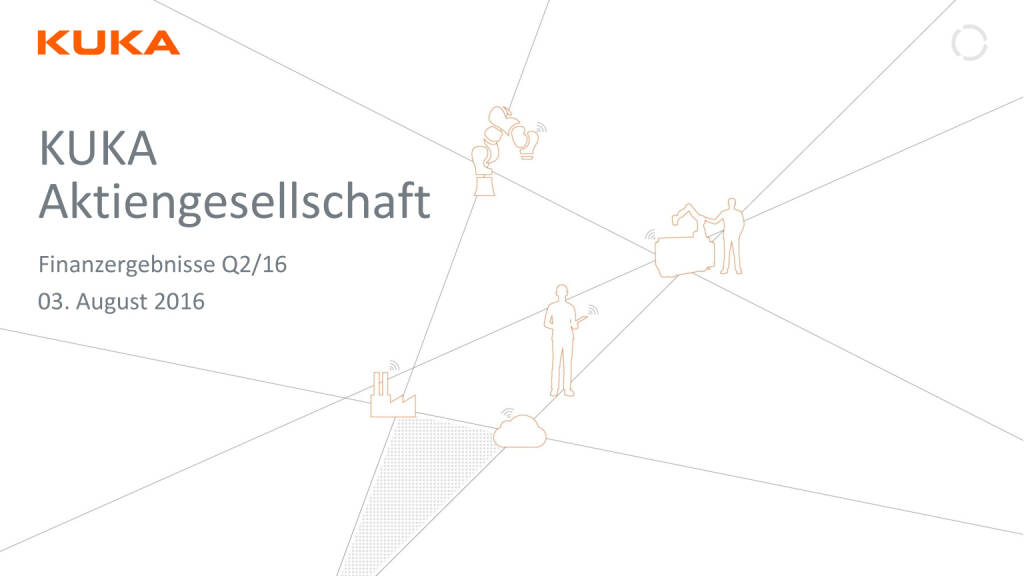 KUKA: Finanzergebnisse 2.Quartal, Seite 1/10, komplettes Dokument unter http://boerse-social.com/static/uploads/file_1559_kuka_finanzergebnisse_2quartal.pdf (03.08.2016) 