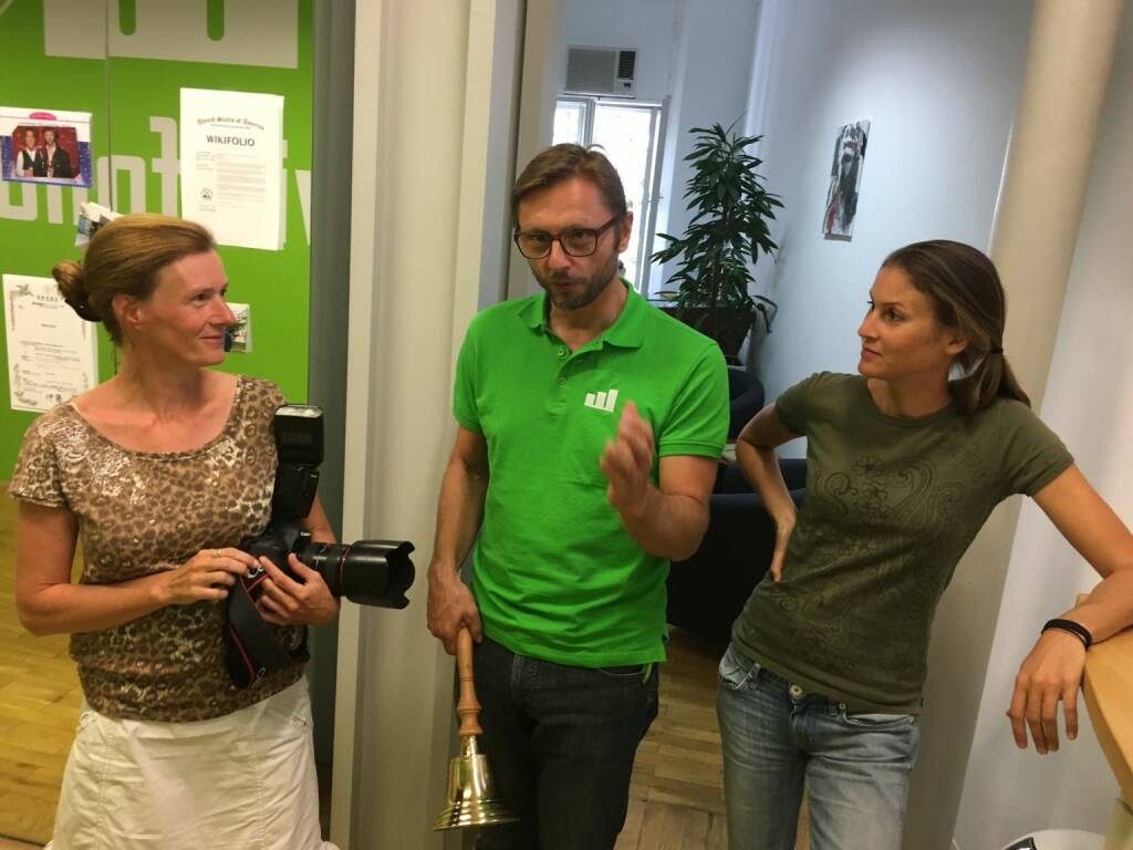 Martina Draper bei wikifolio mit Andreas Kern und Christina Öhler (03.08.2016) 