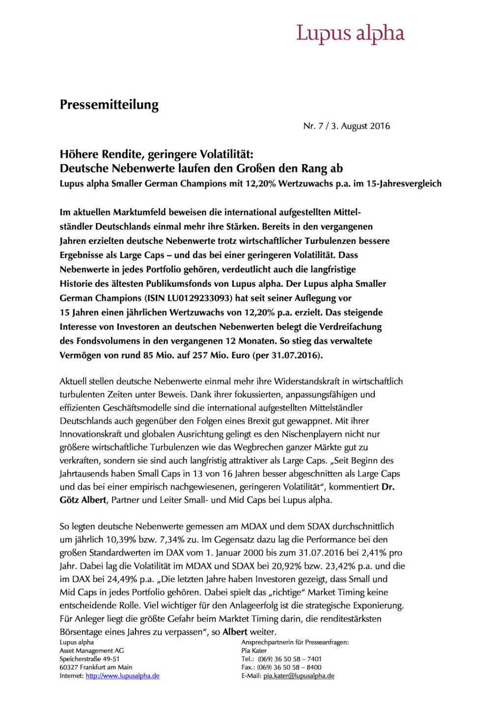 Lupus alpha: Deutsche Nebenwerte laufen den Großen den Rang ab, Seite 1/2, komplettes Dokument unter http://boerse-social.com/static/uploads/file_1561_lupus_alpha_deutsche_nebenwerte_laufen_den_grossen_den_rang_ab.pdf