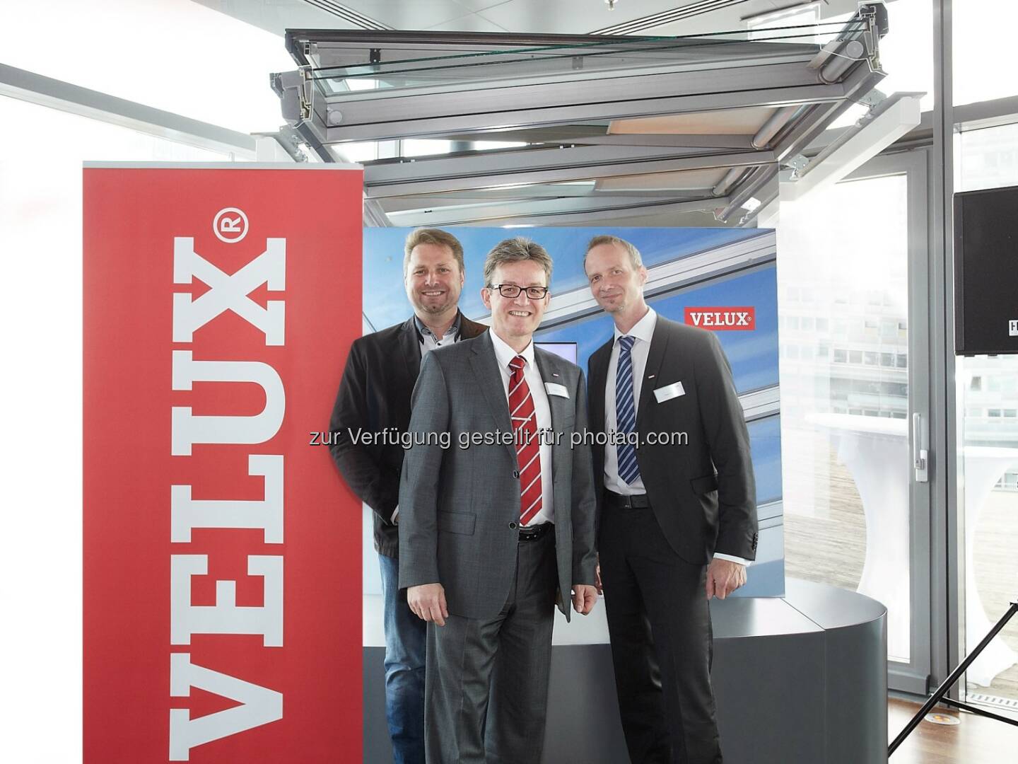 Reinhold Annewanter, Johannes Reiter, Peter Giczi : Velux Österreich - Ein starkes Vertriebsteam für das Modulare Oberlicht-System : Fotocredit: Velux/Thomas Preiss