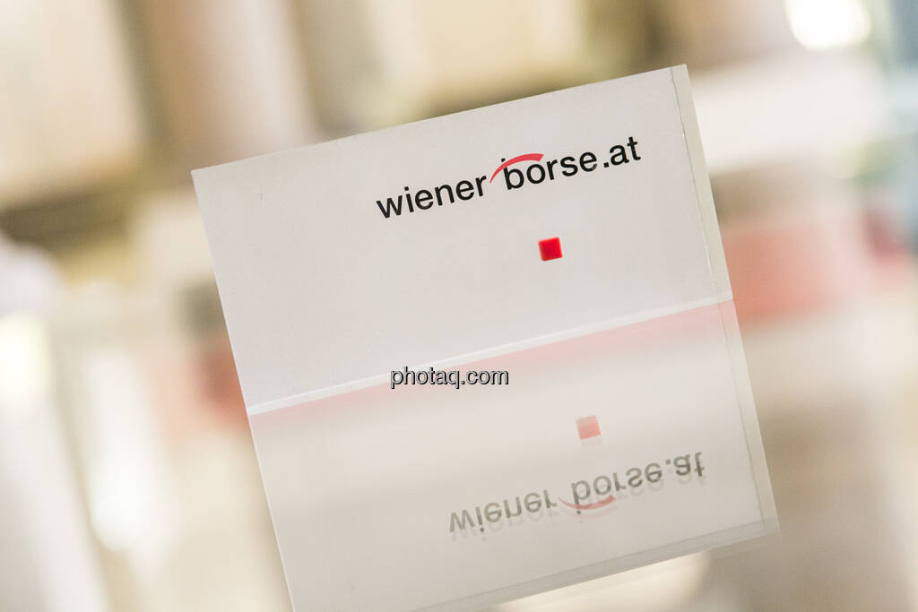 Wiener Börse, Aufsteller, © Martina Draper (23.04.2013) 