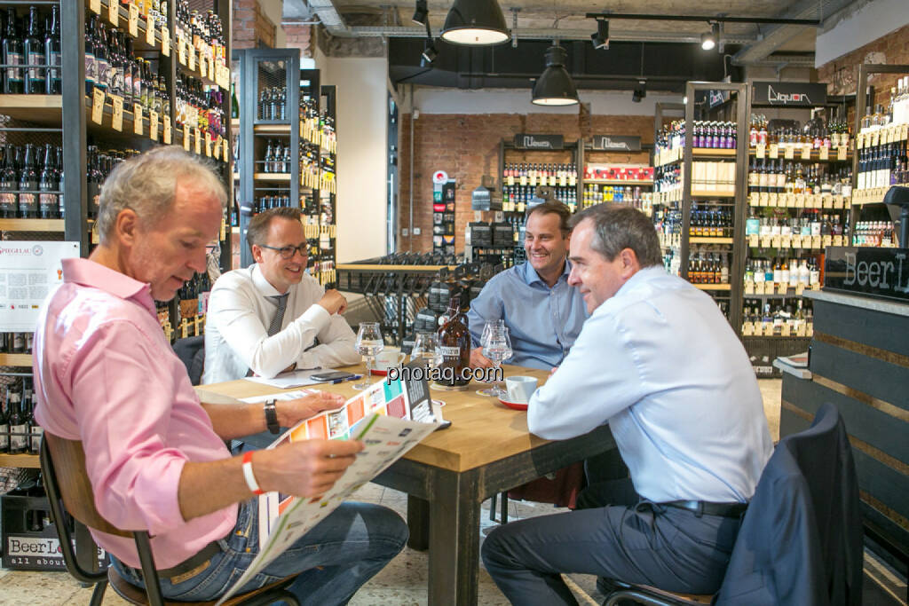 Christian Drastil (BSN), Stefan Maxian (RCB), Christoph Schultes (Erste Group), Wolfgang Matejka (Matejka & Partner), © Martina Draper/photaq (09.08.2016) 