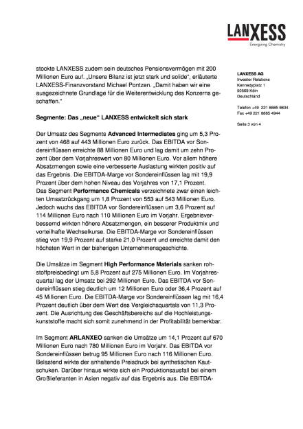 Lanxess erhöht Ergebnisprognose für 2016, Seite 3/4, komplettes Dokument unter http://boerse-social.com/static/uploads/file_1592_lanxess_erhoht_ergebnisprognose_fur_2016.pdf (10.08.2016) 