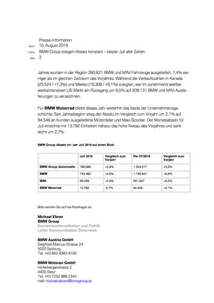 BMW Group: Vertriebsmeldung Juli 2016, Seite 3/4, komplettes Dokument unter http://boerse-social.com/static/uploads/file_1599_bmw_group_vertriebsmeldung_juli_2016.pdf (10.08.2016) 