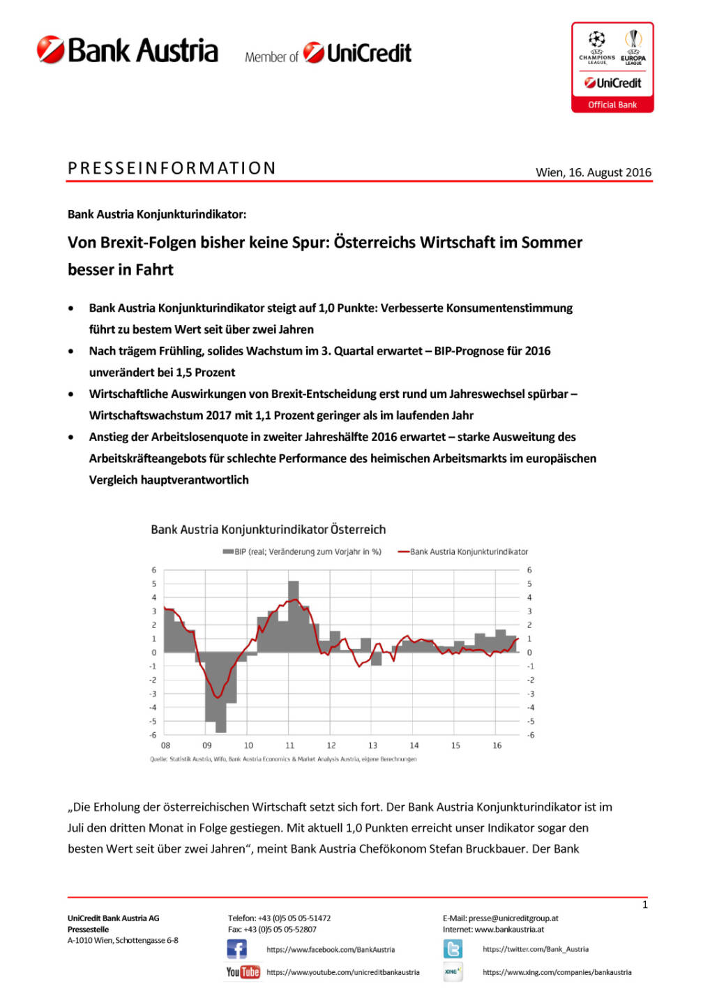 Bank Austria: Keine Spur von  Brexit-Folgen in Österreichs Wirtschaft, Seite 1/5, komplettes Dokument unter http://boerse-social.com/static/uploads/file_1619_bank_austria_keine_spur_von_brexit-folgen_in_osterreichs_wirtschaft.pdf