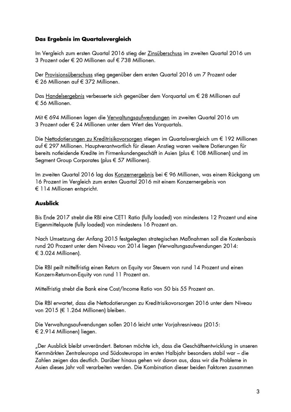 RBI: Presseinformation 1. Halbjahr 2016, Seite 3/5, komplettes Dokument unter http://boerse-social.com/static/uploads/file_1633_rbi_presseinformation_1_halbjahr_2016.pdf