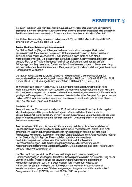 Semperit: 1.Halbjahr 2016, Seite 2/3, komplettes Dokument unter http://boerse-social.com/static/uploads/file_1635_semperit_1halbjahr_2016.pdf (18.08.2016) 