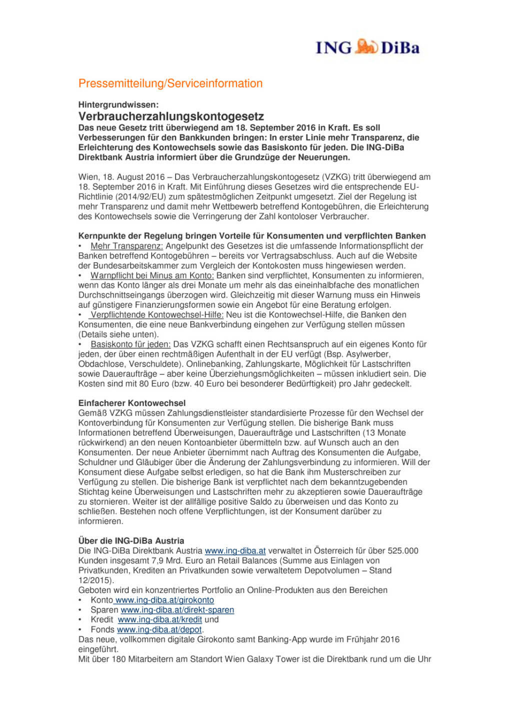 ING-DiBa: Verbraucherzahlungskontogesetz, Seite 1/2, komplettes Dokument unter http://boerse-social.com/static/uploads/file_1638_ing-diba_verbraucherzahlungskontogesetz.pdf