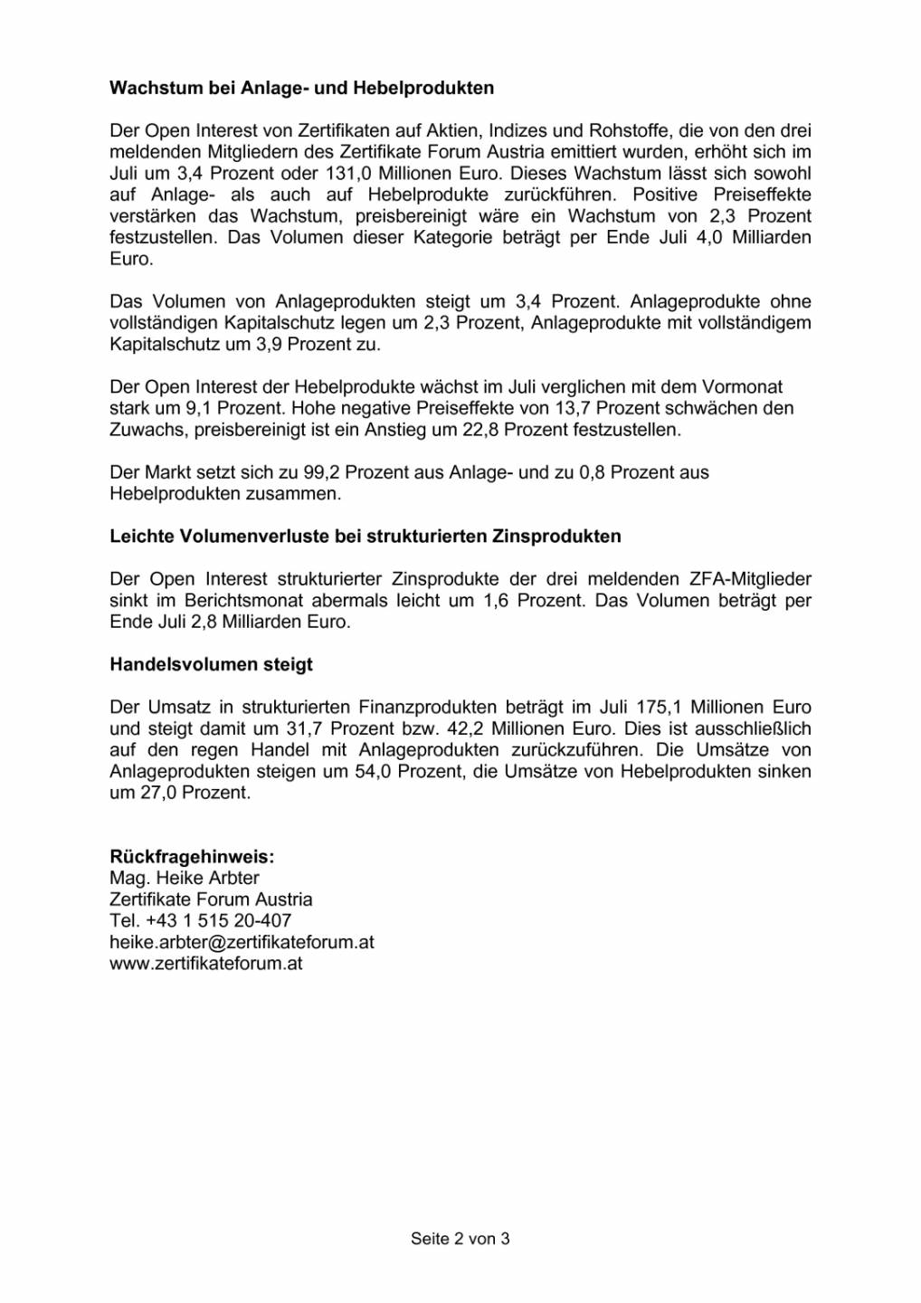 ZFA: Marktbericht Juli 2016, Seite 2/3, komplettes Dokument unter http://boerse-social.com/static/uploads/file_1641_zfa_marktbericht_juli_2016.pdf