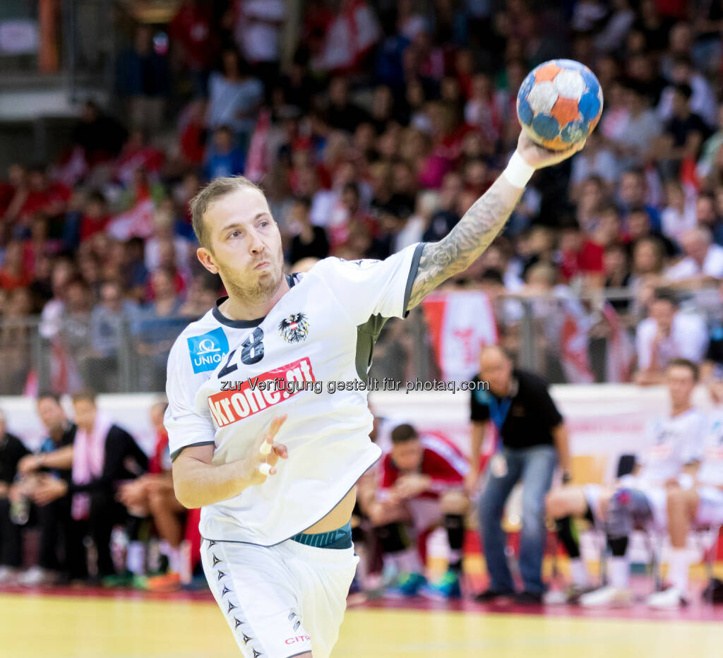 Robert Weber (Handballspieler) : Neuer Partner für ÖHB, ÖEHV und ÖBV : the sportsman vereinbart umfassende Kooperation mit krone.at : Fotocredit: Krone.at/ÖHB/Pucher, © Aussendung (18.08.2016) 