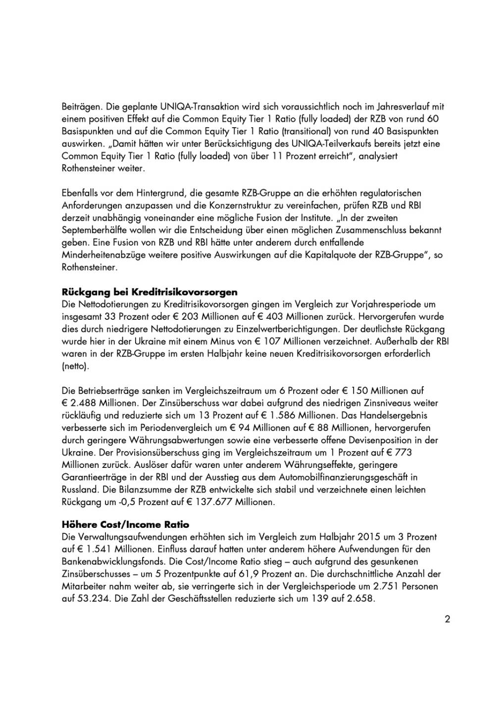 1. Halbjahr 2016 RZB, Seite 2/4, komplettes Dokument unter http://boerse-social.com/static/uploads/file_1677_1_halbjahr_2016_rzb.pdf