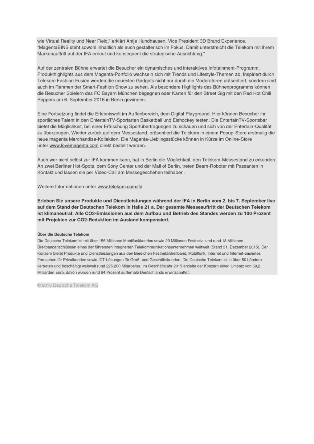 Deutsche Telekom: IFA 2016, Seite 2/2, komplettes Dokument unter http://boerse-social.com/static/uploads/file_1684_deutsche_telekom_ifa_2016.pdf