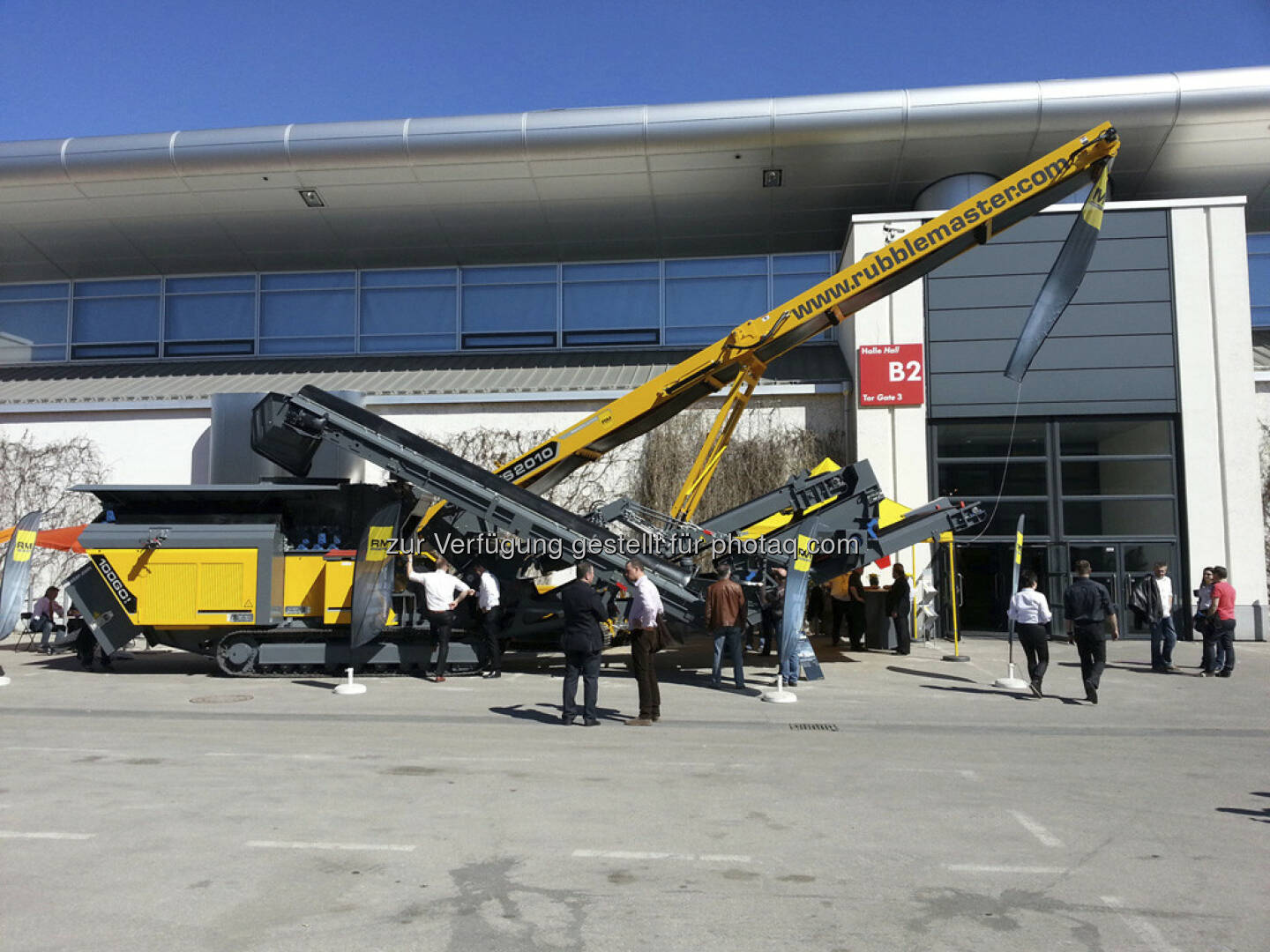 RM Außenstand auf der bauma München
