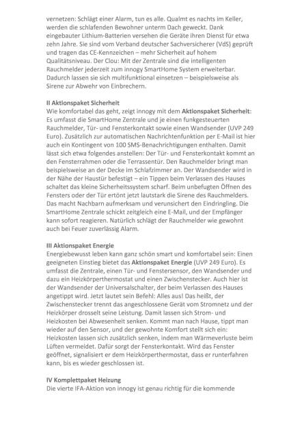 innogy: Neue SmartHome-Pakete zur IFA, Seite 2/4, komplettes Dokument unter http://boerse-social.com/static/uploads/file_1713_innogy_neue_smarthome-pakete_zur_ifa.pdf (02.09.2016) 