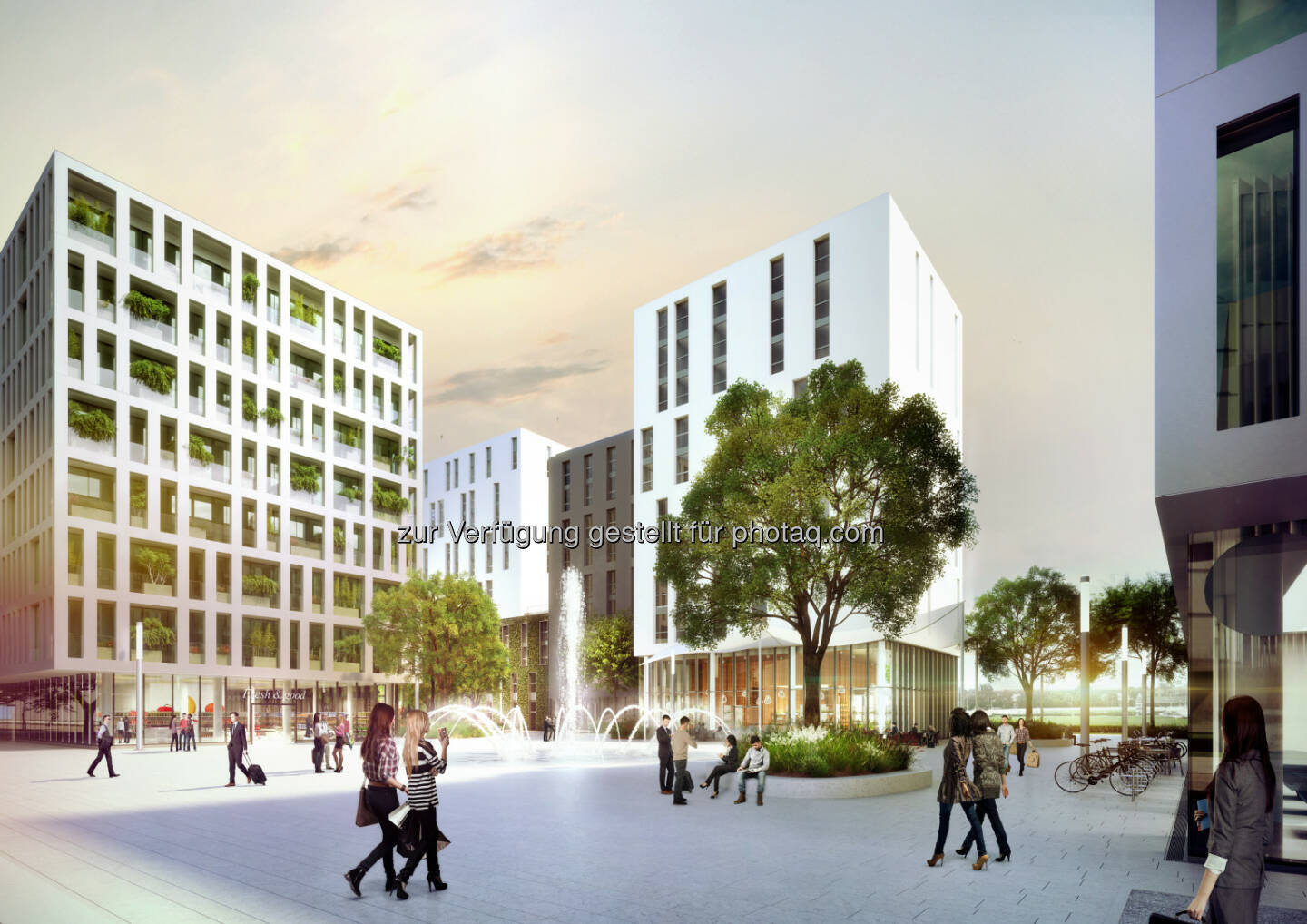 Studentenapartments in Nachbarschaft der WU Wien : IC Development expandiert mit Milestone Student Living international : 2017 werden mehr als 900 Apartments an drei neuen Standorten in Wien, Leoben und Budapest eröffnet : Fotocredit: IC Development / Visualisierung: Office Le Nomade