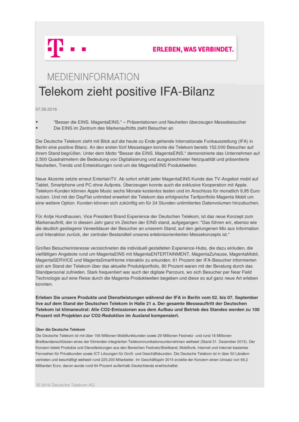 Telekom zieht positive IFA-Bilanz, Seite 1/1, komplettes Dokument unter http://boerse-social.com/static/uploads/file_1742_telekom_zieht_positive_ifa-bilanz.pdf