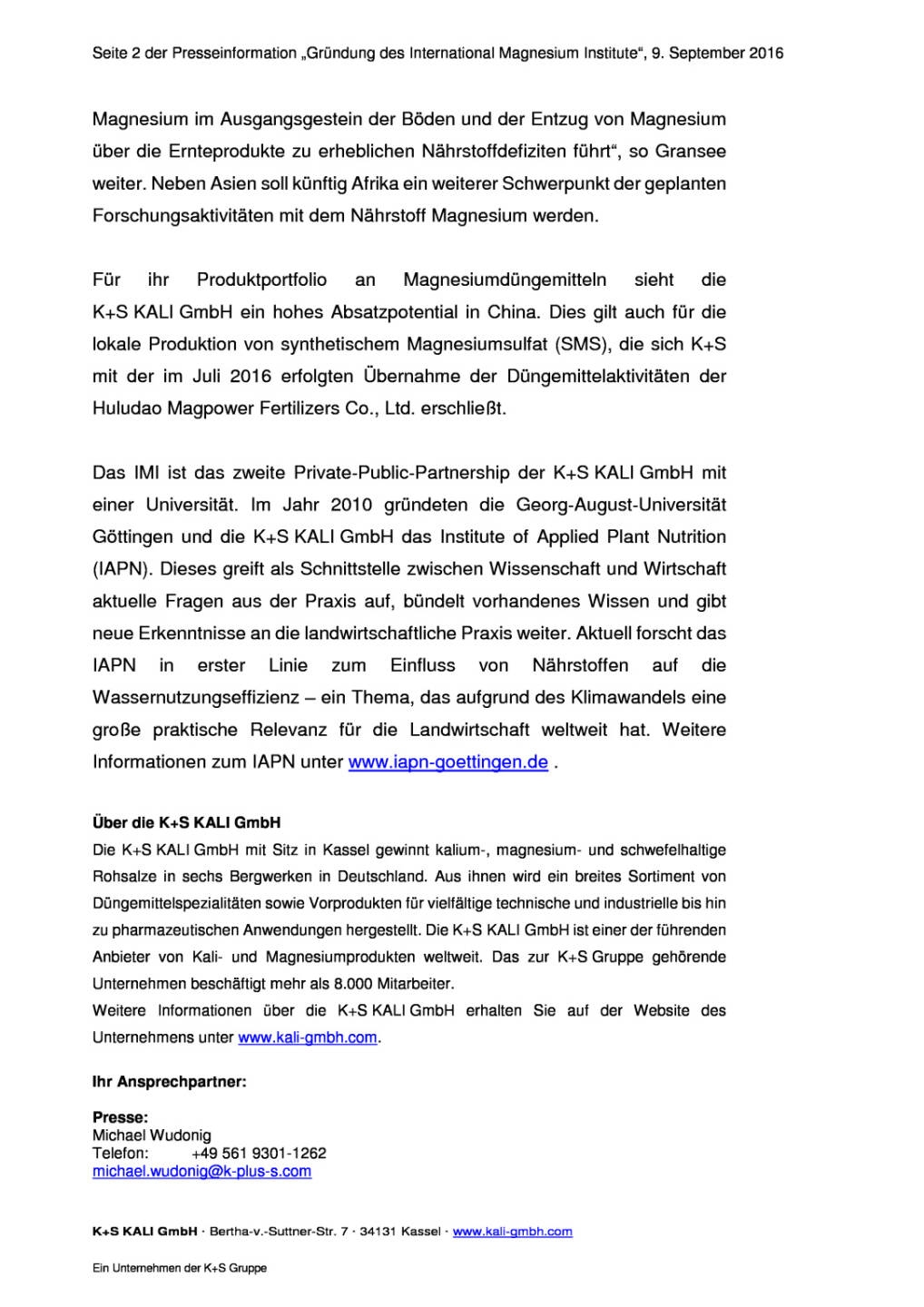 K+S AG: Forschungskooperation in China, Seite 2/2, komplettes Dokument unter http://boerse-social.com/static/uploads/file_1755_ks_ag_forschungskooperation_in_china.pdf
