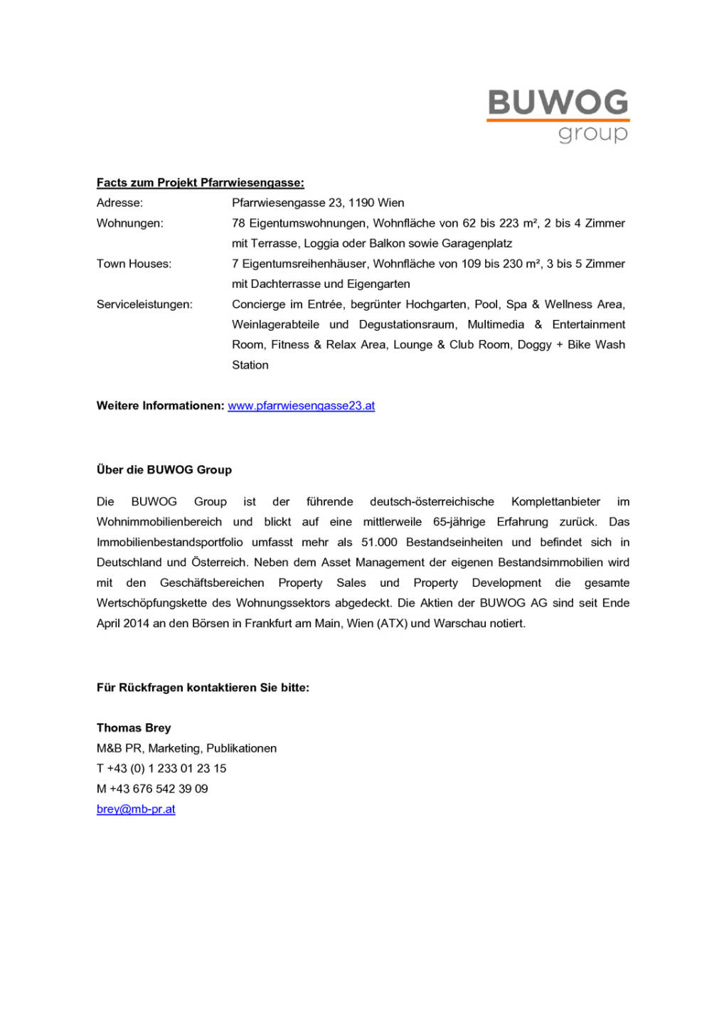 Buwog Gleichenfeier Wien Döbling, Seite 2/2, komplettes Dokument unter http://boerse-social.com/static/uploads/file_1767_buwog_gleichenfeier_wien_dobling.pdf