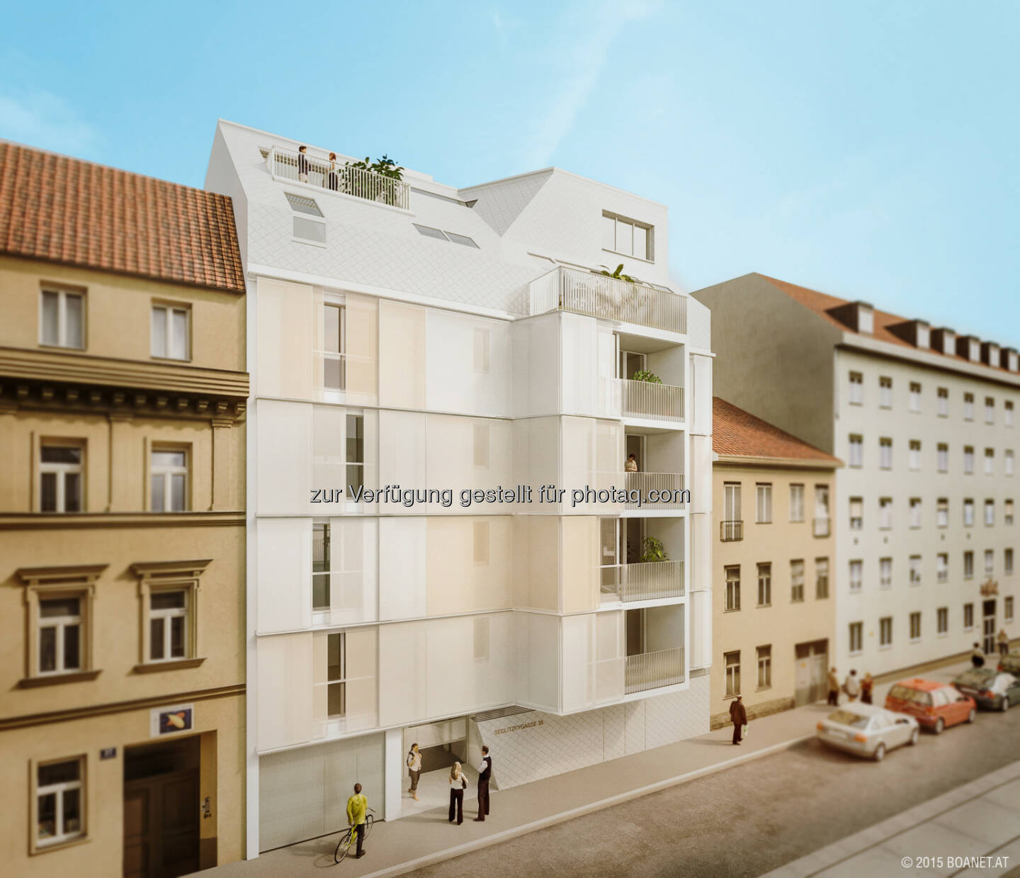 Simmering, Sedlitzkygasse 39 : Dachgleichenfeier eines neuen Vorsorgewohnungsprojekts der RVW in Kooperation mit BIP Immobilien : Fotocredit: RVW