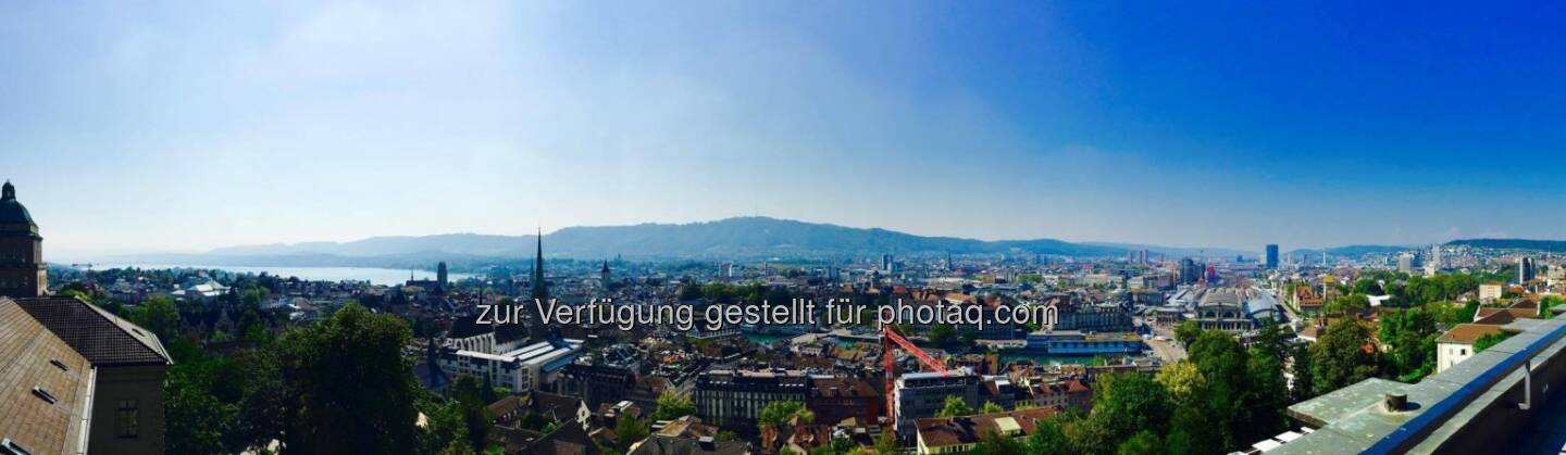 Panorama Zürich von Harald Mahrer