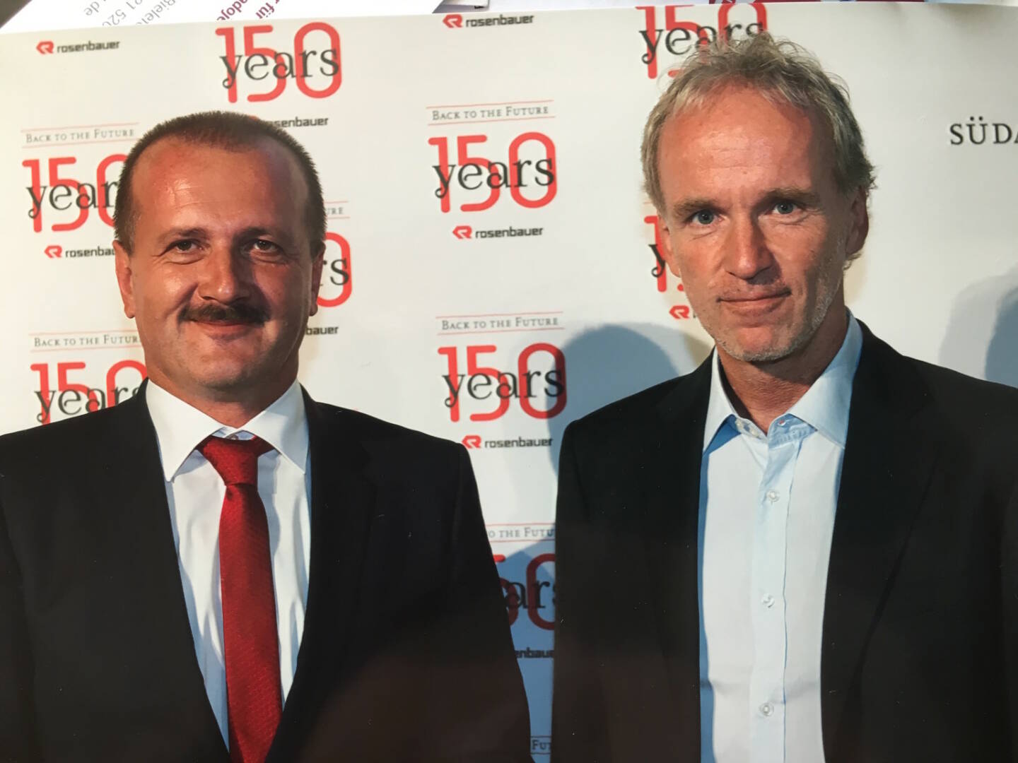 Mit Alois Wögerbauer, Christian Drastil bei 150 Jahre Rosenbauer