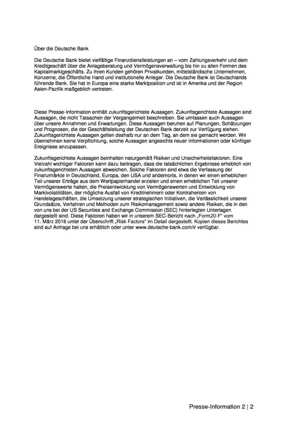 Deutsche Bank: Verhandlungen mit US-Justizministerium zu hypothekengedeckten Wertpapieren, Seite 2/2, komplettes Dokument unter http://boerse-social.com/static/uploads/file_1776_deutsche_bank_verhandlungen_mit_us-justizministerium_zu_hypothekengedeckten_wertpapieren.pdf