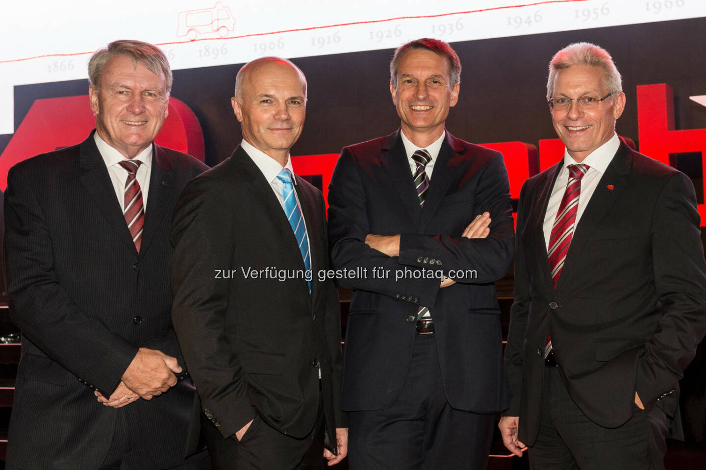 Alfred Hutterer (Aufsichtsratsvorsitzender), Günter Kitzmüller (Vorstand), Dieter Siegel (CEO), Gottfried Brunbauer (Vorstand) 