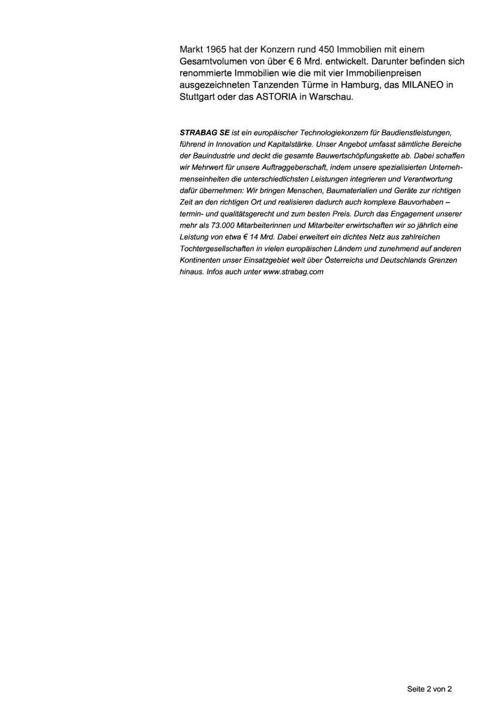 Strabag erhöht Anteil an Raiffeisen evolution auf 100 Prozent, Seite 2/2, komplettes Dokument unter http://boerse-social.com/static/uploads/file_1785_strabag_erhoht_anteil_an_raiffeisen_evolution_auf_100_prozent.pdf