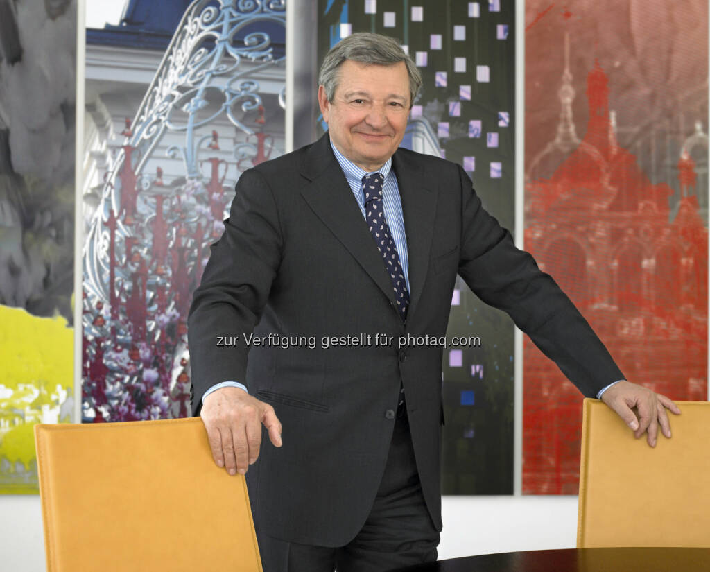 Heinrich Spängler (Bankhaus Spängler) auf der Pressekonferenz Familienunternehmen performen an der Börse (Foto: Bankhaus Spängler) (25.04.2013) 