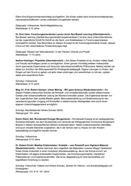 B&C Privatstiftung: Finalisten Bildungspreis, Seite 2/5, komplettes Dokument unter http://boerse-social.com/static/uploads/file_1792_bc_privatstiftung_finalisten_bildungspreis.pdf (19.09.2016) 