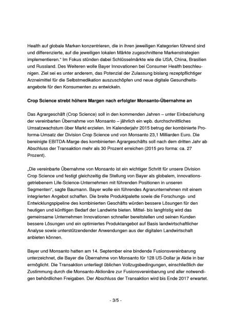 Bayer: Investorenkonferenz „Meet Management“, Seite 3/5, komplettes Dokument unter http://boerse-social.com/static/uploads/file_1797_bayer_investorenkonferenz_meet_management.pdf (20.09.2016) 