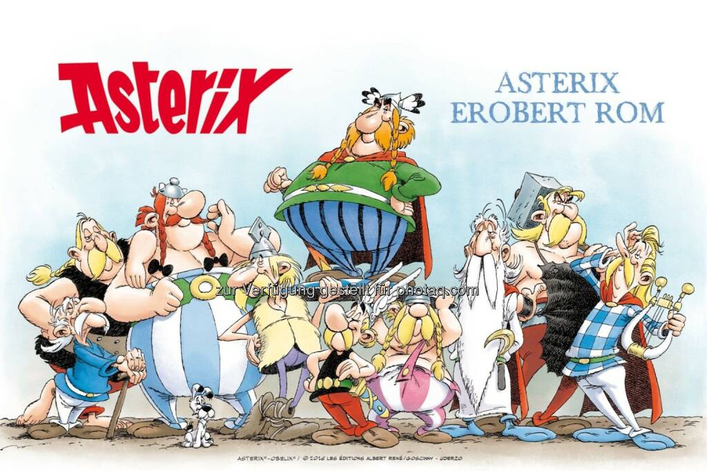 Asterix erobert Rom : Zum 40. Geburtstag das Abenteuer in neuer Ausgabe ab 3. November 2016 : Fotocredit: obs/Egmont Ehapa Media GmbH, © Aussendung (20.09.2016) 