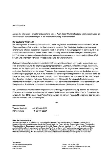 Commerzbank: Weltweite Wachstumsdynamik für Ausbau der Windenergie intakt, Seite 2/3, komplettes Dokument unter http://boerse-social.com/static/uploads/file_1810_commerzbank_weltweite_wachstumsdynamik_fur_ausbau_der_windenergie_intakt.pdf (21.09.2016)