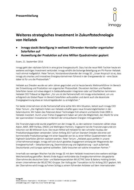 innogy: Investment in Zukunftstechnologie von Heliatek, Seite 1/3, komplettes Dokument unter http://boerse-social.com/static/uploads/file_1813_innogy_investment_in_zukunftstechnologie_von_heliatek.pdf (21.09.2016) 