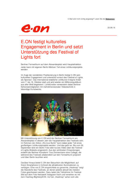 E.ON: Festival of Lights, Seite 1/2, komplettes Dokument unter http://boerse-social.com/static/uploads/file_1820_eon_festival_of_lights.pdf (22.09.2016) 