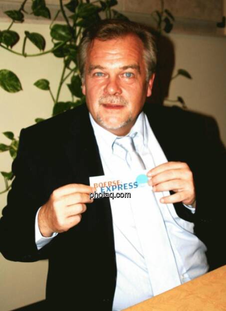 Mike Lielacher, Investor (26. April) - finanzmarktfoto.at wünscht alles Gute! (26.04.2013) 