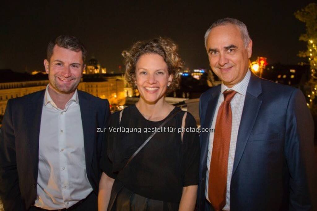 Thomas Jost (CEO Waagner-Biro), Sabine Hoffmann (ambuzzador), Walter Sattlberger (Pressesprecher Siemens Österreich), © Juergen Hammerschmid (29.09.2016) 