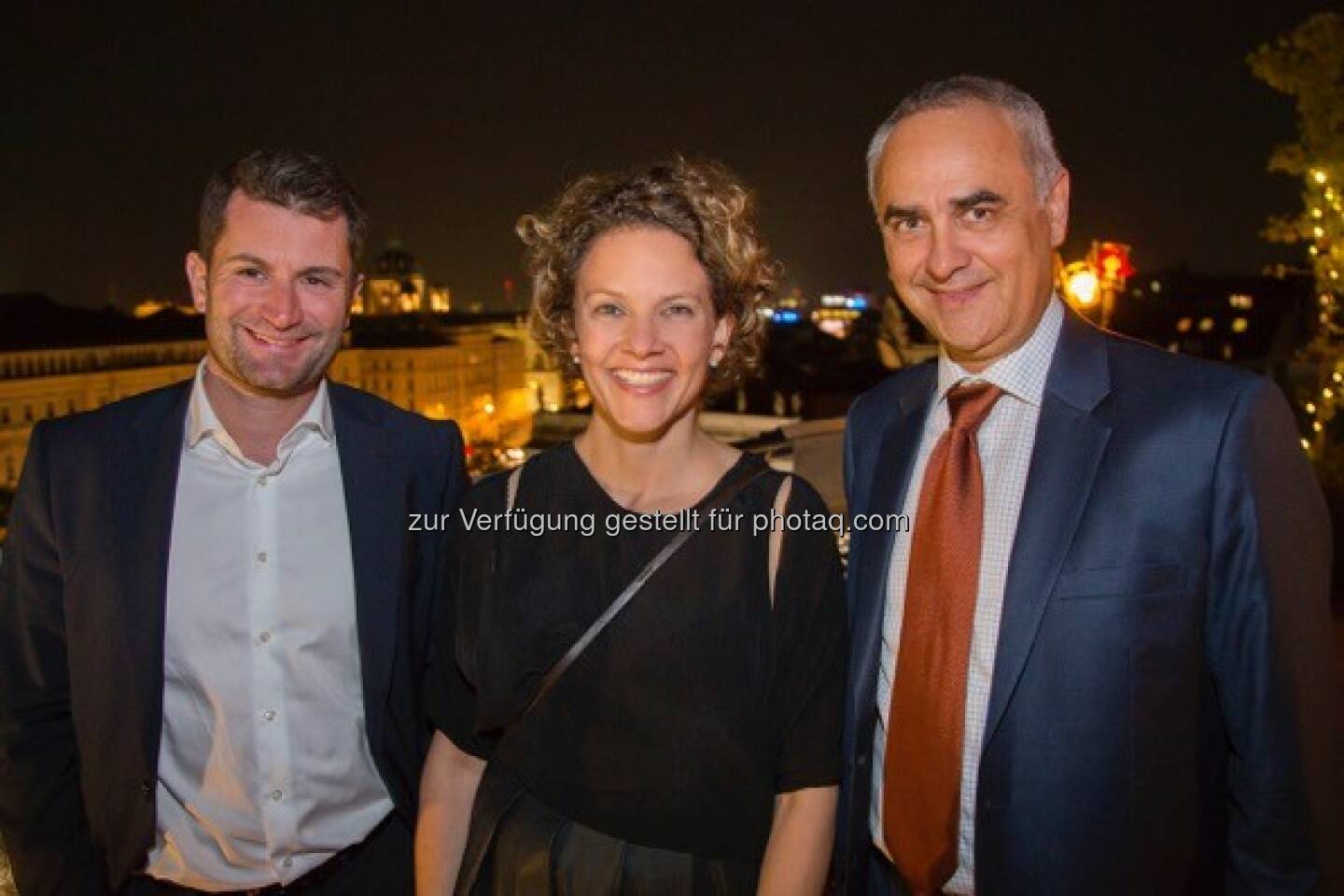 Thomas Jost (CEO Waagner-Biro), Sabine Hoffmann (ambuzzador), Walter Sattlberger (Pressesprecher Siemens Österreich)