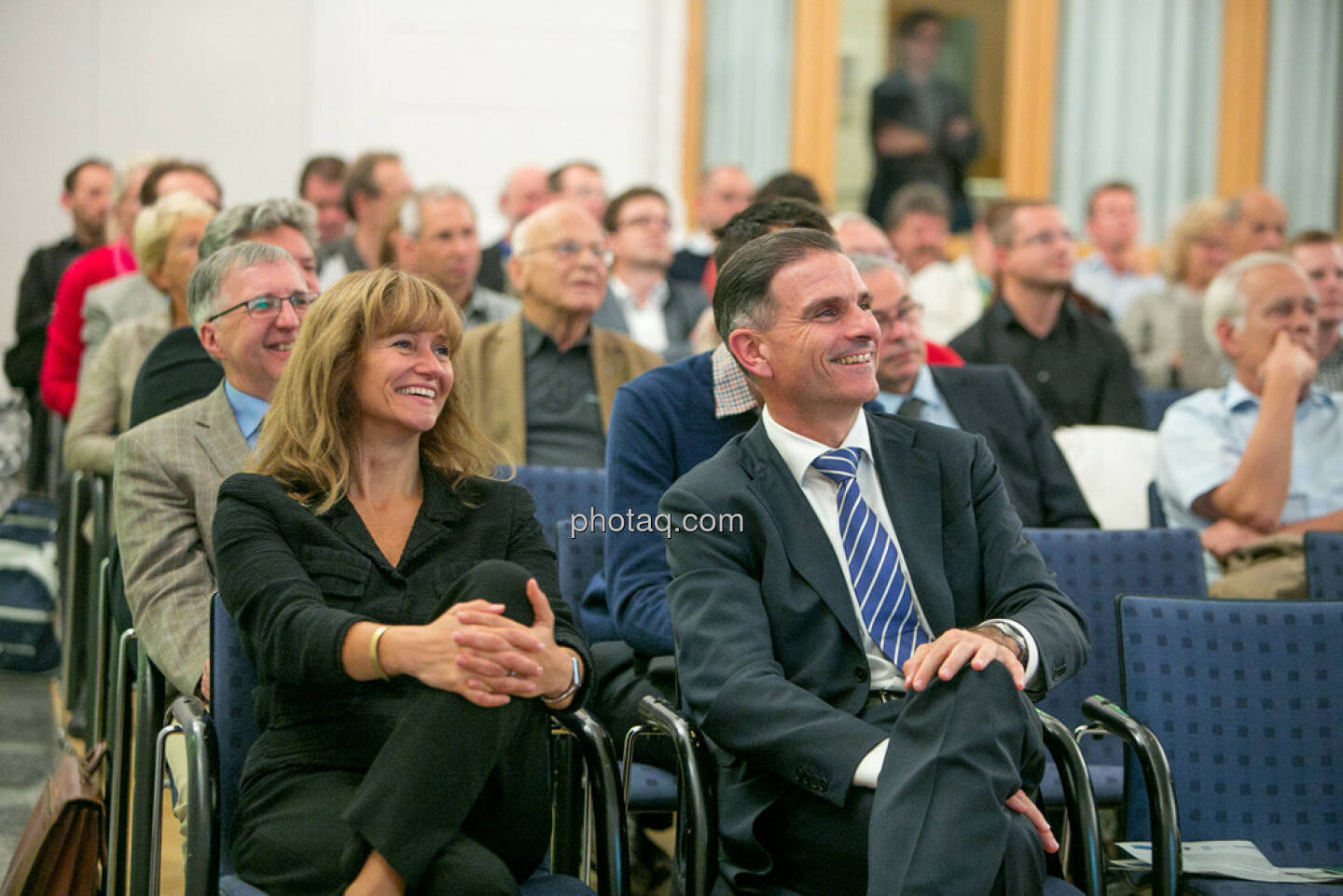 Elke Koch (AT&S), Peter Haidenek (Polytec)