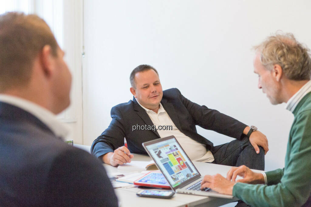 Erwin Stricker (Cleen Energy), Christian Drastil (BSN), © Martina Draper/photaq (06.10.2016) 