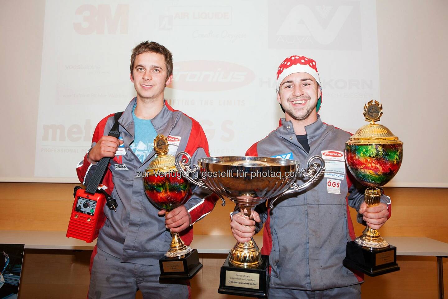 Gerald Brunner, Julien Stark : Österreichs beste Jung-Schweißer : Fotocredit: Wirtschaftsförderungsinstitut der WKO/APA-Fotoservice/Nielsen