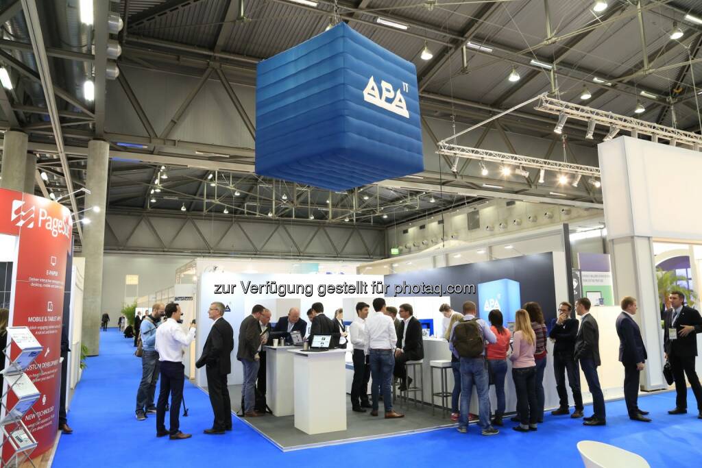 Messestand der APA-IT : Erfolgreicher Auftritt der APA-IT auf der World Publishing Expo 2016 : Fotocredit: Wan-Ifra/Juhasz (13.10.2016) 