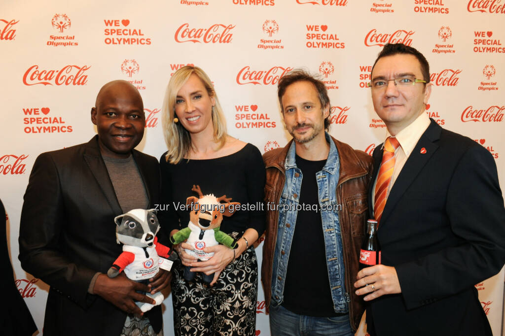 George Alaba, Nadja Bernhard, Michael Ostrowski, Adrian Cernautan, © Coca-Cola/andibruckner.com (18.10.2016) 