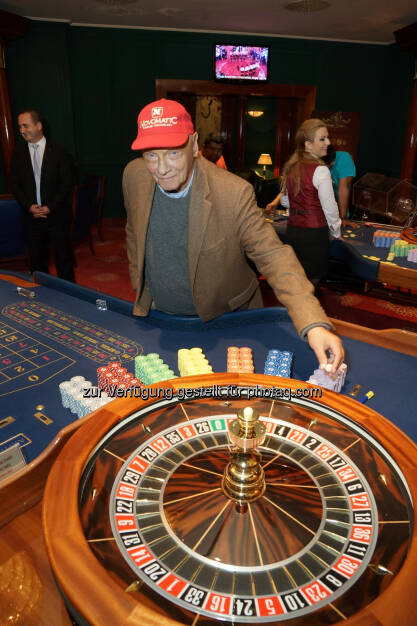 Niki Lauda : Casino FlaminGO in Mazedonien feierte Erweiterung mit Niki Lauda : Fotocredit: Novomatic, © Aussendung (18.10.2016) 