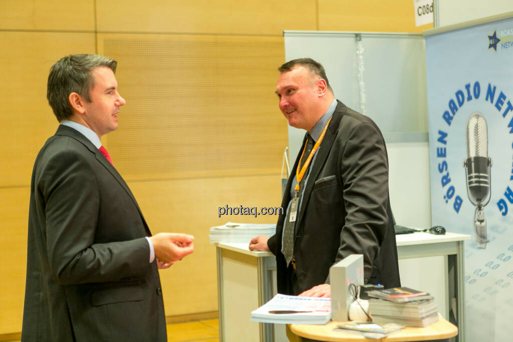 Peter Heinrich (Börsenradio) im Gespräch, © Martina Draper/photaq (20.10.2016) 