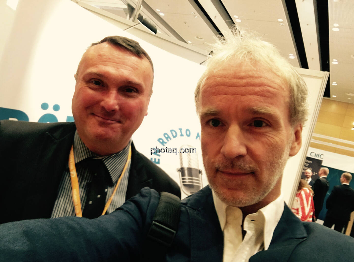 Selfie Peter Heinrich, Christian Drastil boersenradio.at