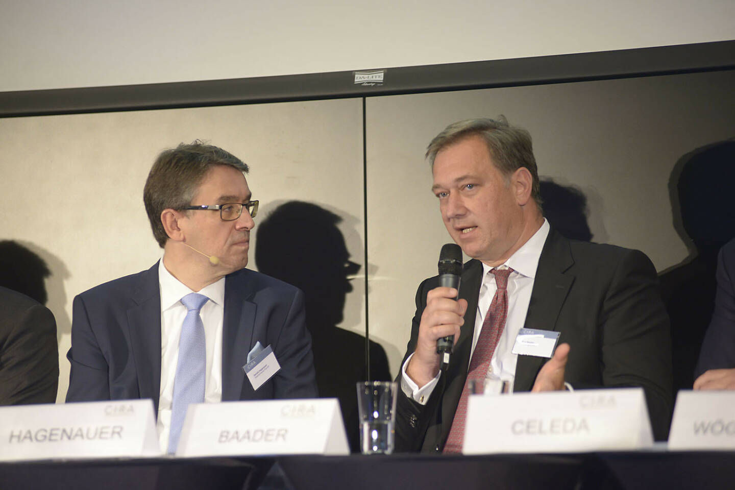Harald Hagenauer (Österr. Post), Nico Baader (Baader Bank AG)