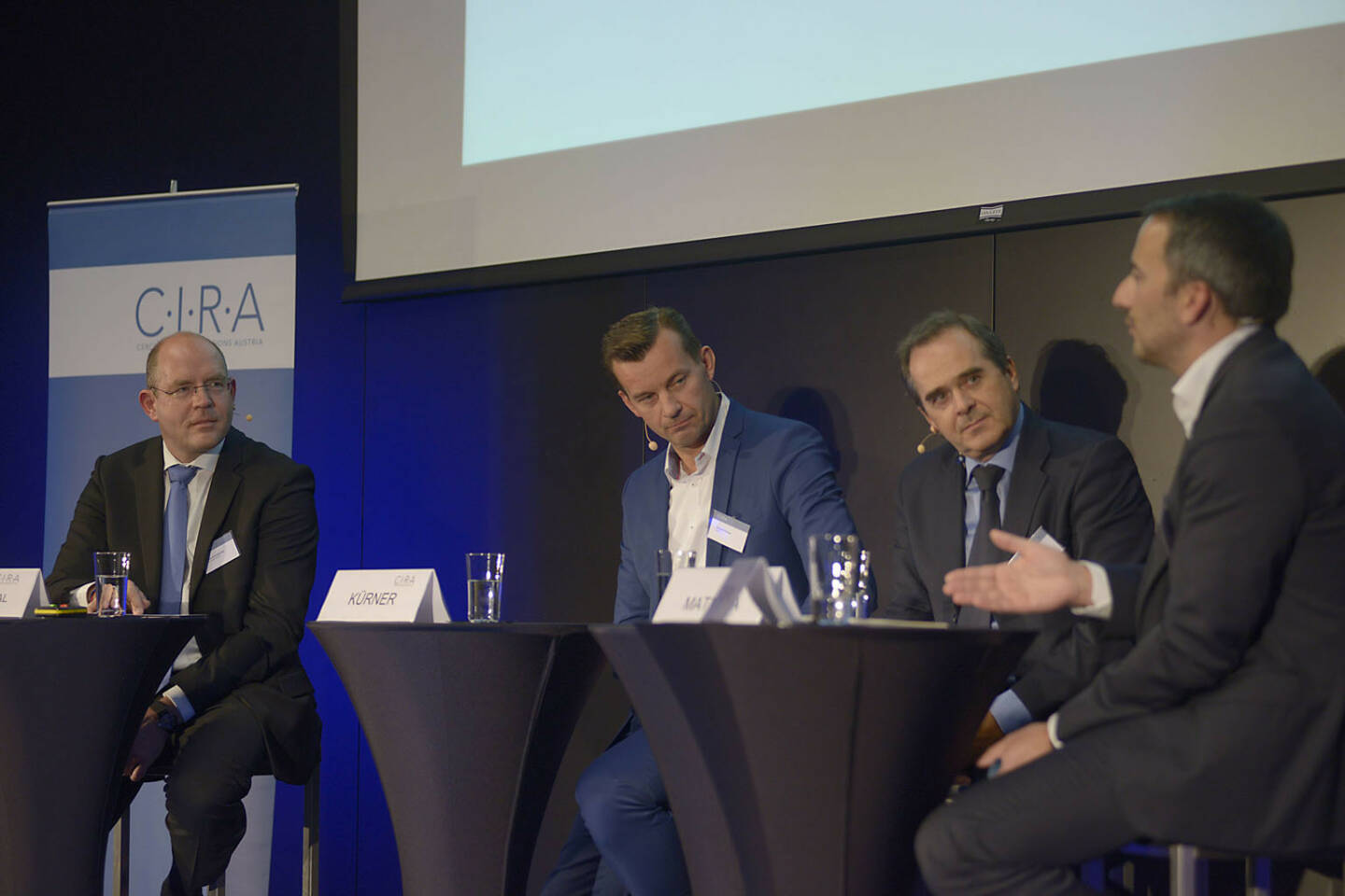 Götz Schlegtendal (Kirchhoff Consult AG), Gerhard Kürner (Lunik 2), Wolfgang Matejka (Matejka & Partner Asset Management GmbH), Manuel Taverne (FACC AG / C.I.R.A.)