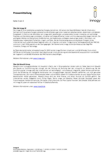 innogy investiert in Umzugsdienstleister Move24, Seite 2/2, komplettes Dokument unter http://boerse-social.com/static/uploads/file_1926_innogy_investiert_in_umzugsdienstleister_move24.pdf (24.10.2016) 